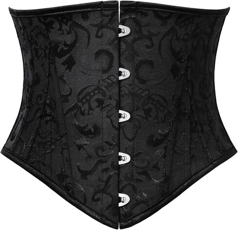 Scarlet Darkness Corset Belt for Women Underbust Satin Waist Training Cincher Corset in Saudi Arabia