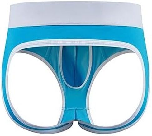 Mens Open Back Briefs Bottomless Underwear Low Waist Mens Assless Men's Backless Briefs in Saudi Arabia