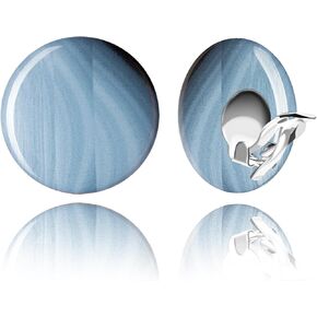 Retro Large Round or Flower Clip on Earrings, Non Pierced Ears for Women in Kuwait