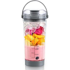 وعاء مزج بوزن 18 أونصة متوافق مع خلاط Ninja Blast المحمول، كوب خلاط مع غطاء رشفة وختم بديل لـ Ninja Blast BC151BK BC151NV BC151CR BC151ND BC151EM (رمادي) in Kuwait