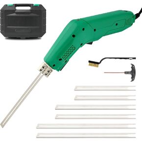 سكين كهربائي ساخن مبرد بالهواء بقدرة 200 وات - أداة قطع إسفنجية مع شفرات وملحقات تستخدم قاطع إسفنج للنقش والأعمال اليدوية اليدوية in Kuwait