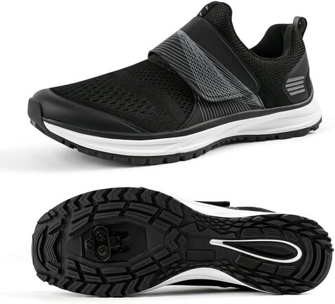 أحذية ركوب الدراجات الداخلية للرجال مع مرابط SPD، أحذية دراجة مريحة وقابلة للمشي لفصول الدوران in Kuwait