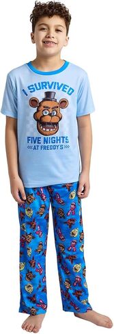 مجموعة بيجامة Bioworld Five Nights at Freddy's "I Survived" للشباب المكونة من قطعتين in Saudi Arabia