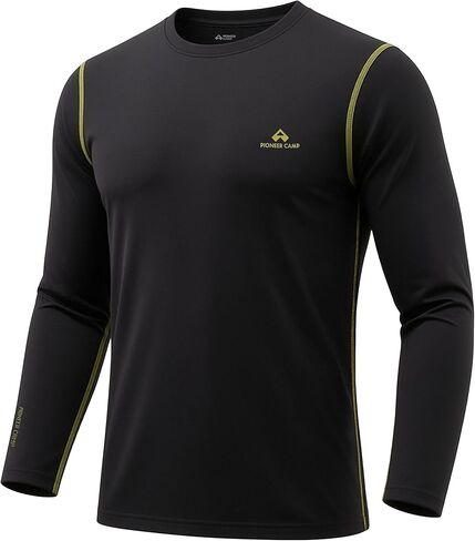 Pioneer Camp Men's Long Sleeve Quick Dry Shirts Athletic T-Shirt Lightweight Breathable Workout Hiking Running Sports Tops in Saudi Arabia