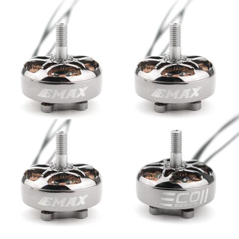 4 قطع EMAX ECO II Series 2807 محركات بدون فرش 3-6S 1300KV / 1500KV / 1700KV (1500KV) in Saudi Arabia