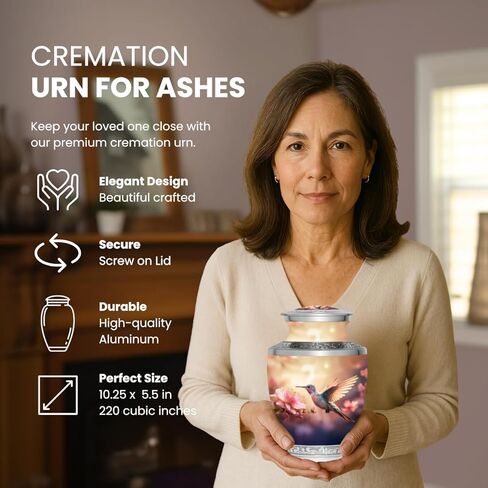 Urns for Ashes - American Flag with Eagle - Patriotic Urn, Adult Cremation, Burial Urns, Funeral Urns, Decorative Urns for Male or Female in Saudi Arabia