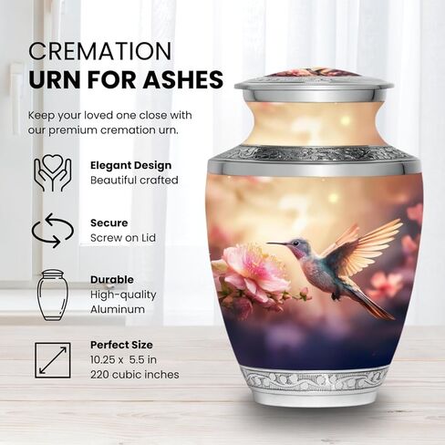 Urns for Ashes - American Flag with Eagle - Patriotic Urn, Adult Cremation, Burial Urns, Funeral Urns, Decorative Urns for Male or Female in Saudi Arabia
