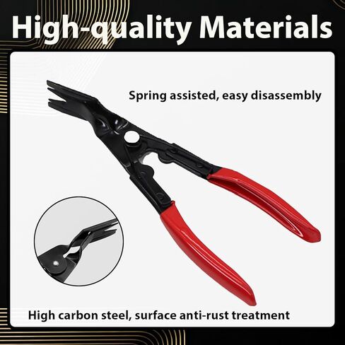 مجموعة Clip Clips Clips - أدوات إزالة التلقائية التلقائية لمستجمعات لوحة Door Plank Dashboard ، تقليم مجموعة الأزرق السبل برشام مع حقيبة تخزين لإصلاح السيارة الداخلية (3 أجهزة كمبيوتر) in Kuwait