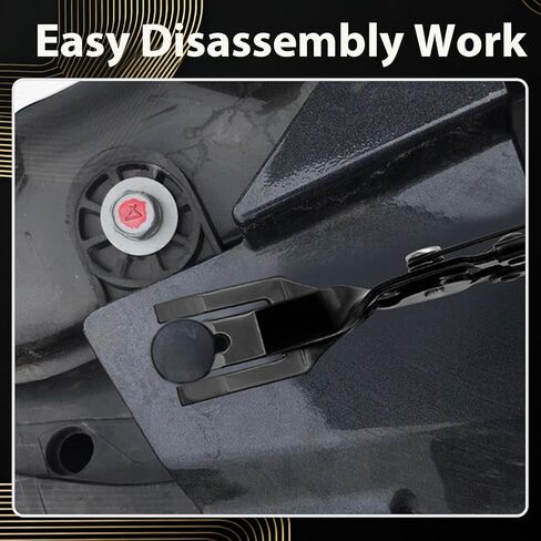 مجموعة Clip Clips Clips - أدوات إزالة التلقائية التلقائية لمستجمعات لوحة Door Plank Dashboard ، تقليم مجموعة الأزرق السبل برشام مع حقيبة تخزين لإصلاح السيارة الداخلية (3 أجهزة كمبيوتر) in Kuwait