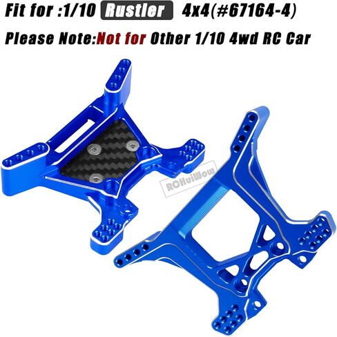 Upgrades Part for 1/10 c,Alloy Front and Rear RC Shock Towers Hops up,Red in Saudi Arabia