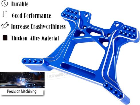 Upgrades Part for 1/10 c,Alloy Front and Rear RC Shock Towers Hops up,Red in Saudi Arabia