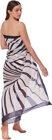 Gottex Desert Queen Pareo Cover-Up Versatile Wrap Styling - Perfect as a Sarong, Skirt, or Shoulder Cover, One Size in Saudi Arabia