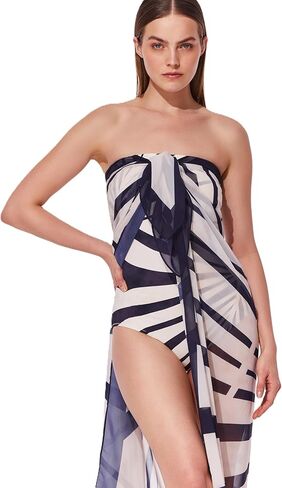 Gottex Desert Queen Pareo Cover-Up Versatile Wrap Styling - Perfect as a Sarong, Skirt, or Shoulder Cover, One Size in Saudi Arabia