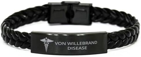 Personalized Medical Alert Braided Leather Bracelet, SOS Emergency Health Life Alert Medical ID Engraved Stainless Steel Jewelry Free Engraving Black Customized Bracelet for Men Women Kiss in Saudi Arabia