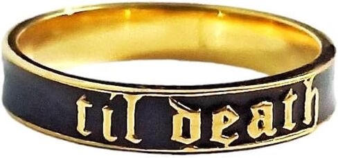 4mm Til Death Ring, 925 Sterling Silver Ring, Til Death Band Ring, Personalized Ring, Women Ring, Promise Ring, Propose Ring, Gift For Her in Saudi Arabia