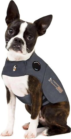 Comfortable Shirt Thunder Dog Anxiety Jacket Anti-Anxiety Shirt Stress Relief Keep Calm Clothes (Large) in Saudi Arabia