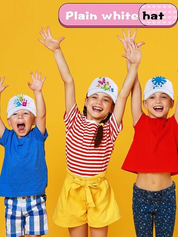 20 Pack Kids Cotton Baseball Hat Solid Color Golf Cap Summer Baseball Cap Plain Ball Hats Bulk for Child Outdoor Sports in Saudi Arabia