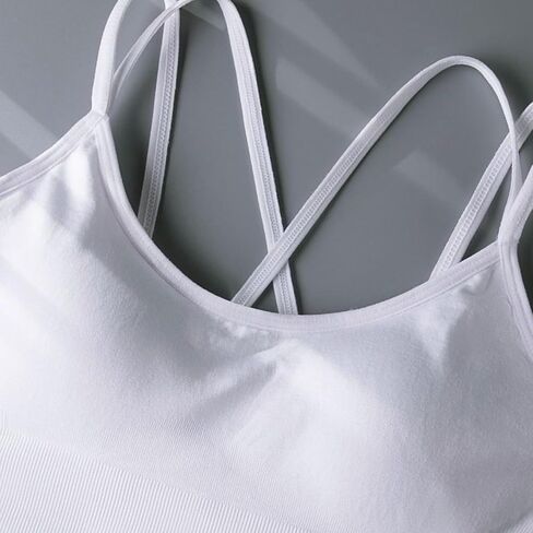 Cross Back Sports Bras for Women High Support Removable Padded Yoga Bra for Running Fitness 1 in Saudi Arabia