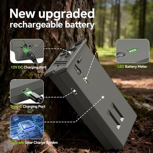 قطعتان من بطارية كاميرا الصيد الجديدة المتوافقة مع كاميرا Reveal X Gen 3.0، Pro 3.0، X، X Pro، X Gen 2.0، XB، SK بديلة قابلة لإعادة الشحن، بطارية ممتدة مطورة 2.0 in Kuwait