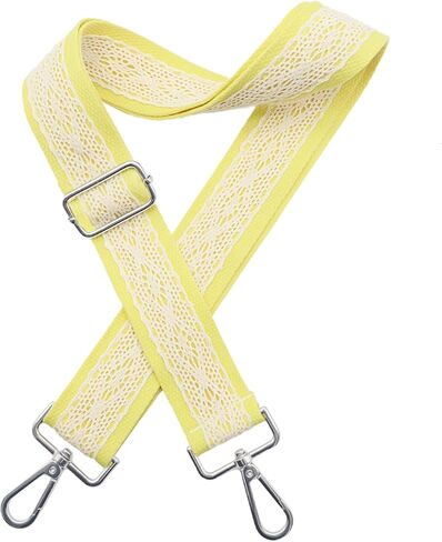 Crossbody Straps for Purses Gold Hardware Purse Strap Adjustable Replacement,Retro Lace Flowers for Shoulder Bags in Saudi Arabia