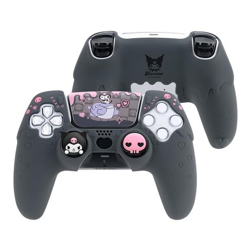 PS5 Controller Skin Case Set,Silicone Protective Cover Case,Anti-Slip Cute Kitty Protective Shell for PS5 Dualsense Controller with 2 Thumb Grip Caps and 2 Stickers in Saudi Arabia