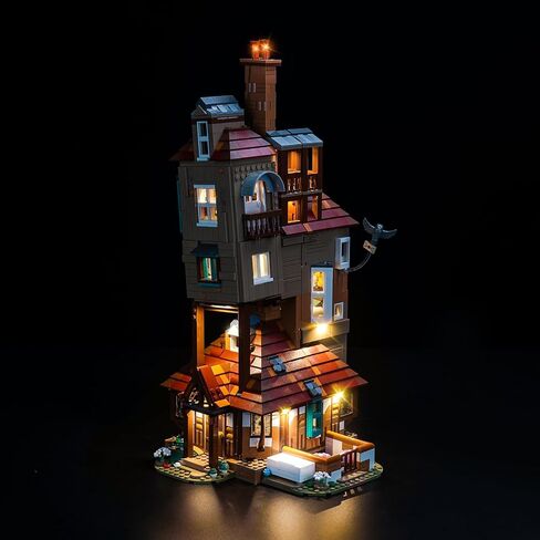 LED Light Kit Compatible with Lego The Burrow – Collectors' Edition 76437, Creative Lighting Set Accessories Compatible with Lego 76437, No Models Only Light (RC Version) in Saudi Arabia