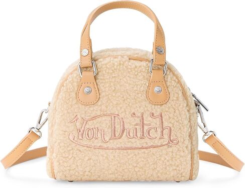 حقيبة بولينج للسيدات من Von Dutch - حقيبة يد نسائية أنيقة مع حزام قابل للتعديل، جزء داخلي واسع in Saudi Arabia