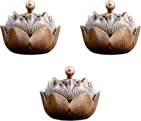 2 PCS Classics Incense Burner Holder for Cones & Sticks - Traditional Mini Ceramic Aromatherapy Incense Cone Holder with Detachable Tray, Decorative Zen Home Office Decor in Kuwait