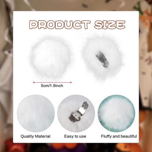 Tinkerbell Pom Poms For Shoes Fluffy Shoe Clips & Shoe Pins Pompoms Perfect Accessory For Women's Tinkerbell Costume in Saudi Arabia