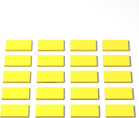 100 Piece Green Building Tiles Bulk Assortment Pack, 2x4 Tiles Accessories for Building, Compatible with Lego Parts and Pieces in Kuwait