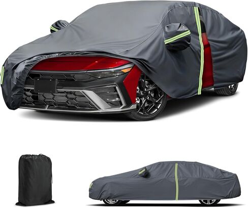 غطاء سيارة مقاوم للماء لـ Hyundai Elantra (2011-2025) ، وكل غطاء سيارة مخصص من الطقس مع باب السوست in Kuwait