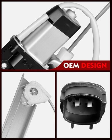 Front Left Driver Side Power Window Regulator with Motor for:-Nissan Versa 2007 2008 2009 2010 2011 2012, Versa 07 08 09 10 11 12, 6 Pins Connector Replace# 80721EE00B 751-211 751211 80721EE00A in Saudi Arabia