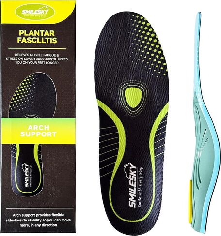 Heavy Duty Support Pain Relief Orthotics for Men & Women-High Arch Support Inserts Engineered for Plantar Fasciitis & Flat Feet. Podiatrist Recommended Work Boot Shoe Insole(220+ lbs) in Saudi Arabia