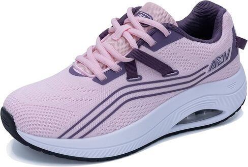 AOV Wide Walking Shoes Women Arch Support Plantar Fasciitis Tennis Sneakers Orthotic Tennis Shoes for Workout Gym Black Size 8 in Saudi Arabia