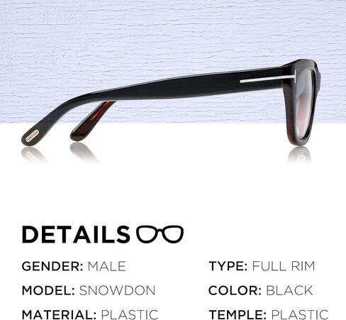 Tom Ford FT0237 SNOWDON Square Shape Sunglasses + Bundle With eSHADES Eyewear Cleaning Kit in Saudi Arabia