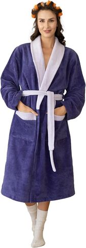 Luxury Turkish Cotton Robe, Stylish Velour & Terry Cloth Robe, Unisex Loungewear for Women and Men in Kuwait