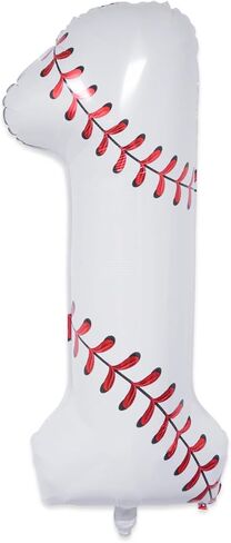 Baseball Birthday Decor, 40'' Baseball Number 8 Balloon,Sport Themed Balloons Party Decorations (8) in Saudi Arabia