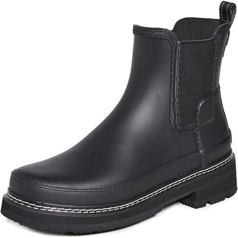 حذاء مطر نسائي من Hunter Footwear بتفاصيل غرز تشيلسي in Saudi Arabia