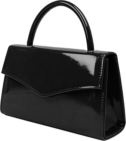 Evening Clutch Purses for Women Patent Leather Purse Black Clutch for Formal Prom Wedding Party Brida Cocktail in Saudi Arabia