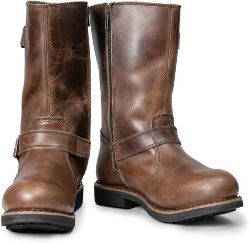 حذاء Milwaukee Leather MBM9064 للرجال ذو لون بني عتيق لركوب الدراجات النارية - 10 in Saudi Arabia