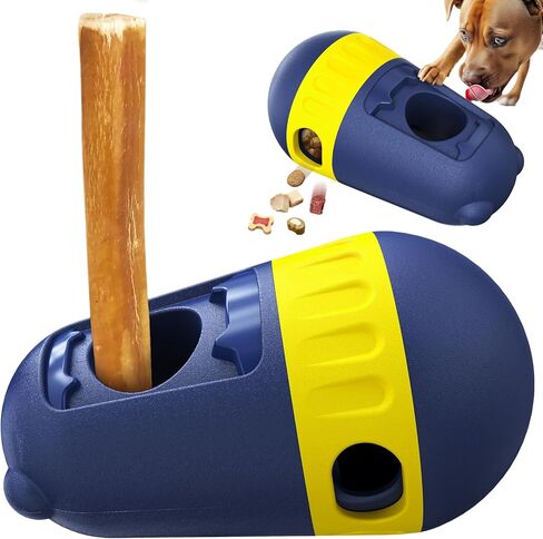 KADTC 2 في 1 حامل عصا الكلاب وموزع الحلوى - كرة توزيع الطعام للكلاب المتوسطة والصغيرة in Kuwait