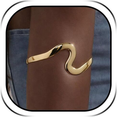 72ore Gold Arm Cuff for Women Flower Design Cuff Bracelet Jewelry Gifts for Women Trendy in Saudi Arabia