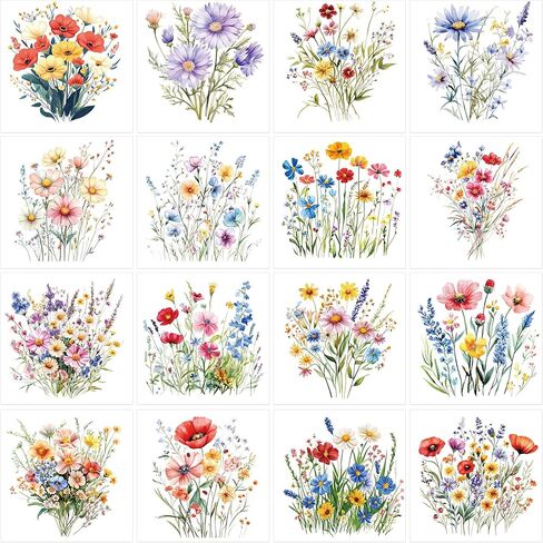 Easter Rub on Transfers, 12 Pcs Spring Transfer Stickers for Crafts, Rub on Stickers for DIY Crafts Wood Home Office School Decor in Saudi Arabia