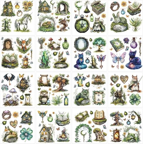 Easter Rub on Transfers, 12 Pcs Spring Transfer Stickers for Crafts, Rub on Stickers for DIY Crafts Wood Home Office School Decor in Saudi Arabia