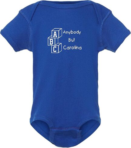 ABC Anybody But Carolina Funny Anti-UNC Baby Bodysuit in Saudi Arabia