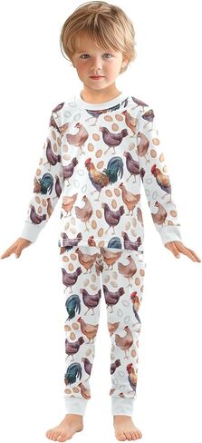 Pajama Sets Long Sleeve Top with Pants Cotton Soft Sleepwear 2 Piece Pjs Set in Saudi Arabia