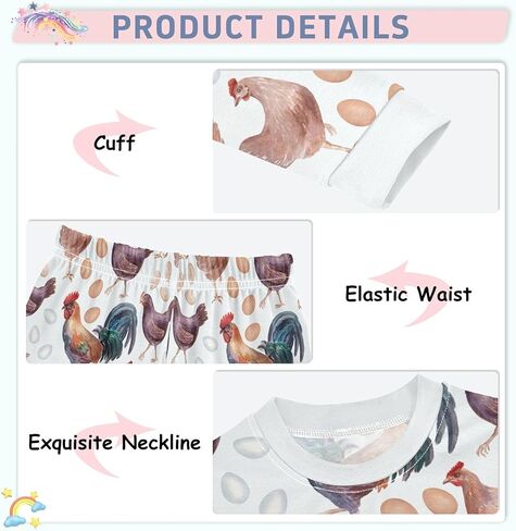 Pajama Sets Long Sleeve Top with Pants Cotton Soft Sleepwear 2 Piece Pjs Set in Saudi Arabia
