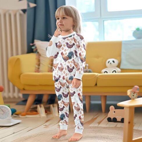 Pajama Sets Long Sleeve Top with Pants Cotton Soft Sleepwear 2 Piece Pjs Set in Saudi Arabia