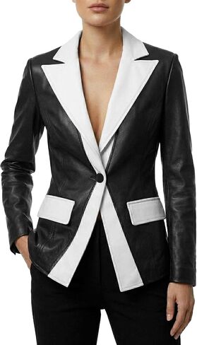 Women's Casual Real Lambskin Designer Handmade Two Tone Long Leather Trench Coat Full Length Overcoat in Saudi Arabia