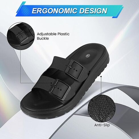 صنادل قباقيب للسيدات والرجال، صنادل داعمة للقوس، أحذية حديقة سهلة الارتداء، صنادل مضادة للانزلاق لالتهاب اللفافة الأخمصية، شباشب للشاطئ للأنشطة الخارجية والداخلية in Kuwait